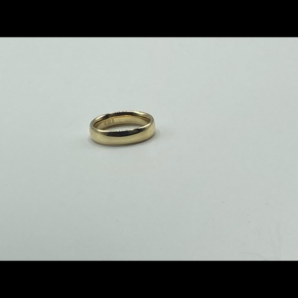 14k Yellow Gold 6mm Men’s Wedding Ring Mens Wedding Band Size 9 - Picture 6 of 6